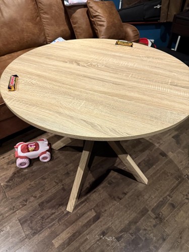 Wooden sonoma oak dining table - wooden,