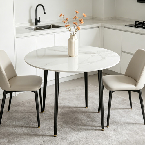 Round dining table kitchen - dining,