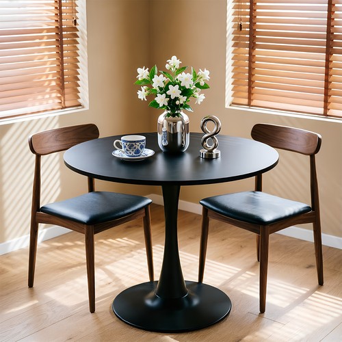 70cm wooden round - dining, table