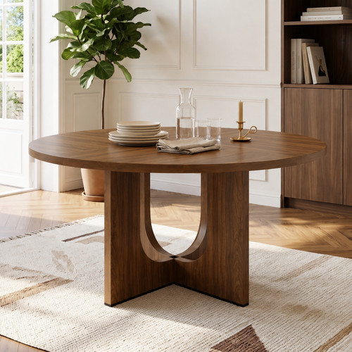 Round dining table 120cm - table,