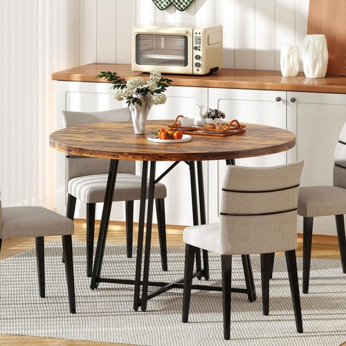 Round dining table - round,