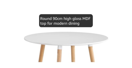 Goldfan round dining table - goldfan,
