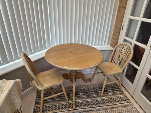 Beech kitchen table - , (round)