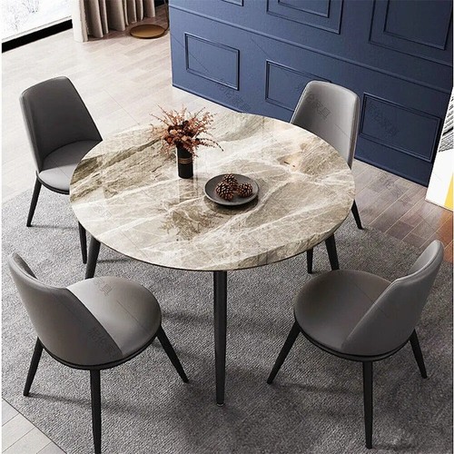 80cm round marble dining - 80cm,