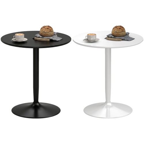 Homcom round dining table - round,