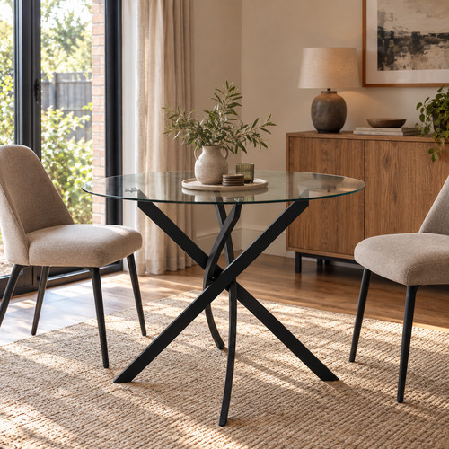 Round dining table 80cm - dining,