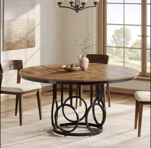 Round dining table seater - round, 4-6