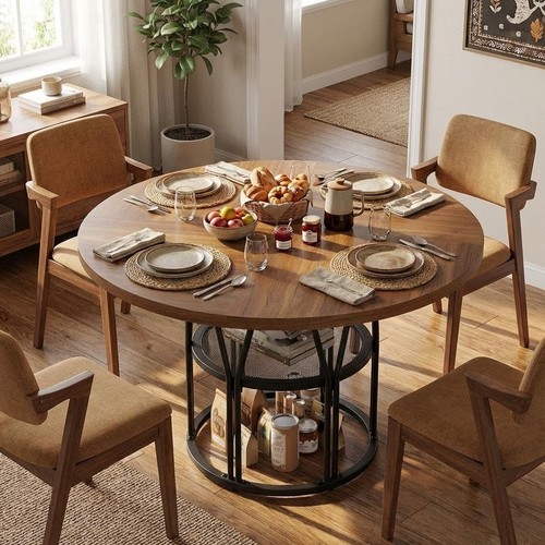 Round dining table for 6 - table, 4-6