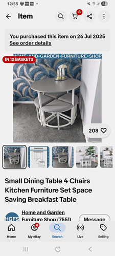 Round dining table set with - round,