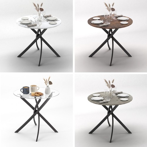 80cm round dining table - dining,