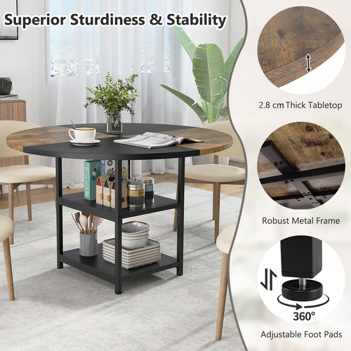 120 round wood - wood, kitchen