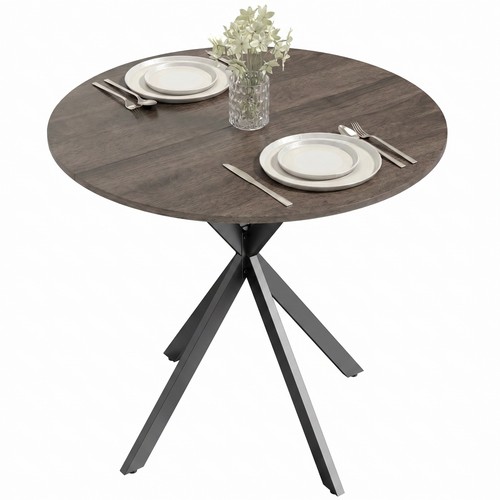 Homcom 80cm round dining - 80cm,