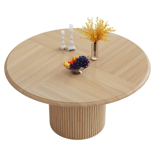 Round dining table 120cm - round,