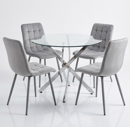 Round dining table and - table,