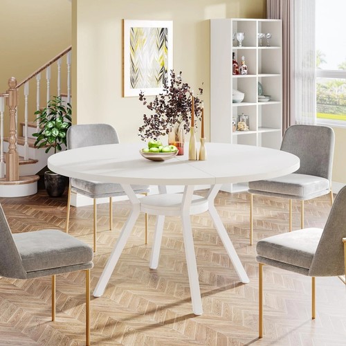 120cm round dining table - dining, 6-8