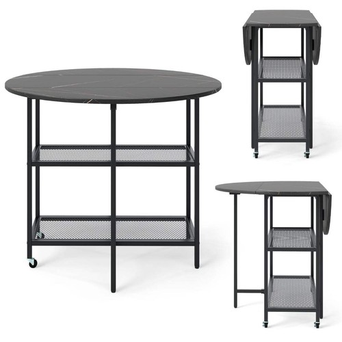 Round kitchen table modern - kitchen,