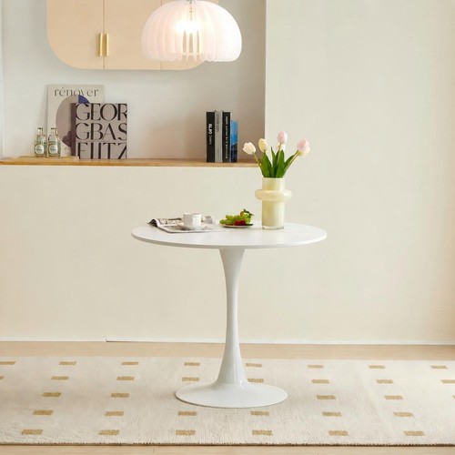 Modern round dining table 80cm - table,