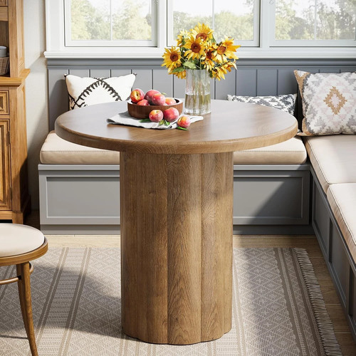 80cm round dining table - table, small