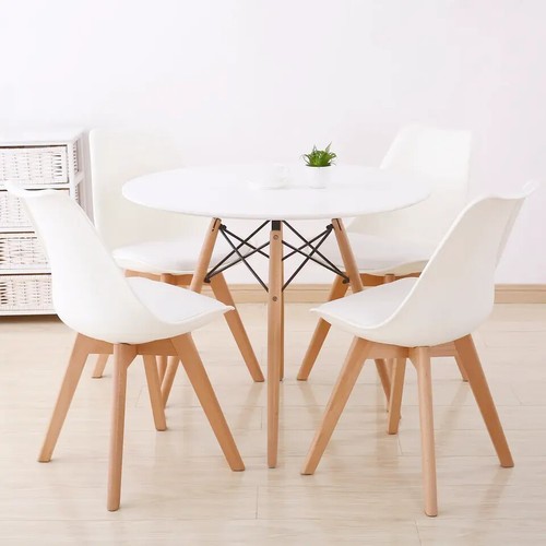 Round dining table - round,