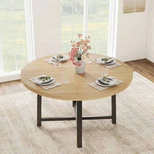 Round dining table - dining,