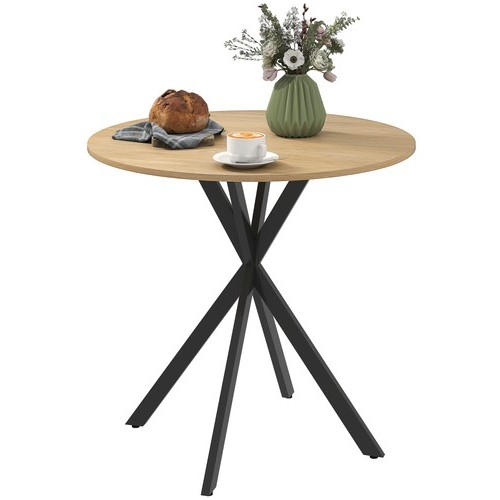 Homcom 80cm round - round, dining